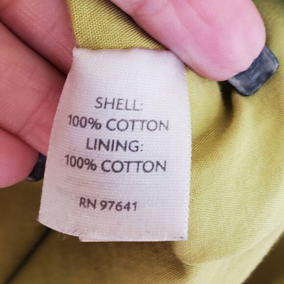 J. Jill  Hooded Womens Coat Khaki L All-Weather - Picture 9 of 10